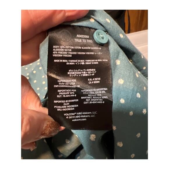 Volcom Mens Hallock Short Sleeve Button Up Size XL NWT - Picture 6 of 10